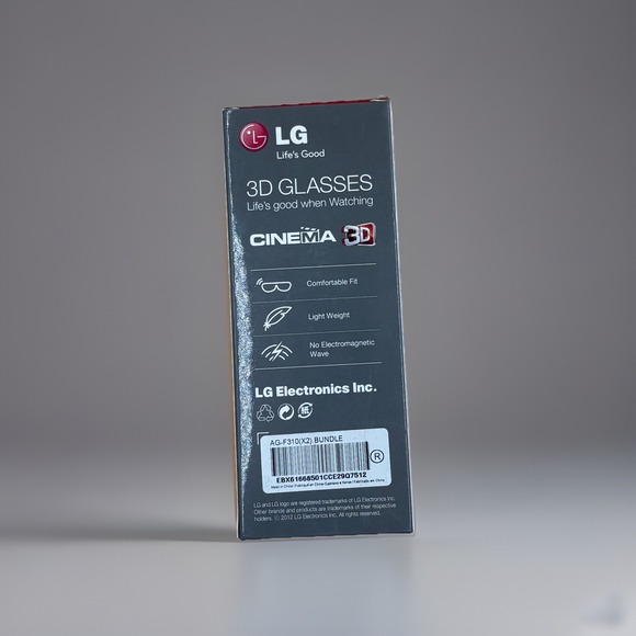 LG Cinema 3D Glasses 2 Pairs New - Picture 5 of 5